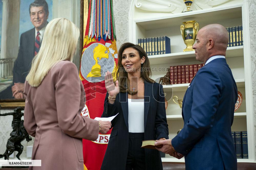 Alina Habba Sworn In as U.S. Attorney for New Jersey in Washington, DC