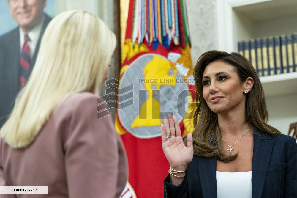 Alina Habba Sworn In as U.S. Attorney for New Jersey in Washington, DC