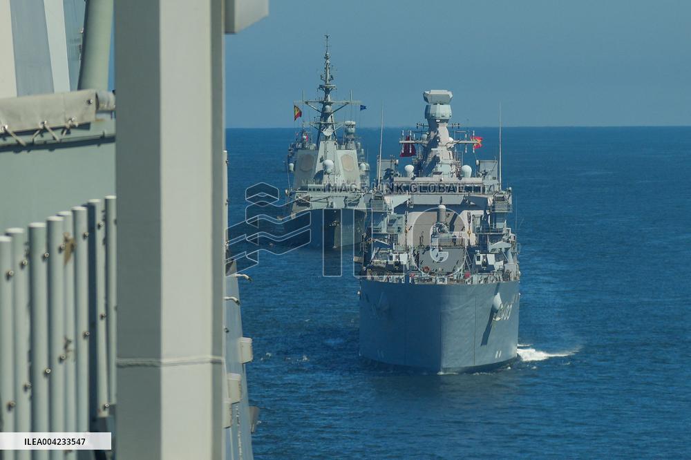 NATO launches major naval exercise off Spain's coast
