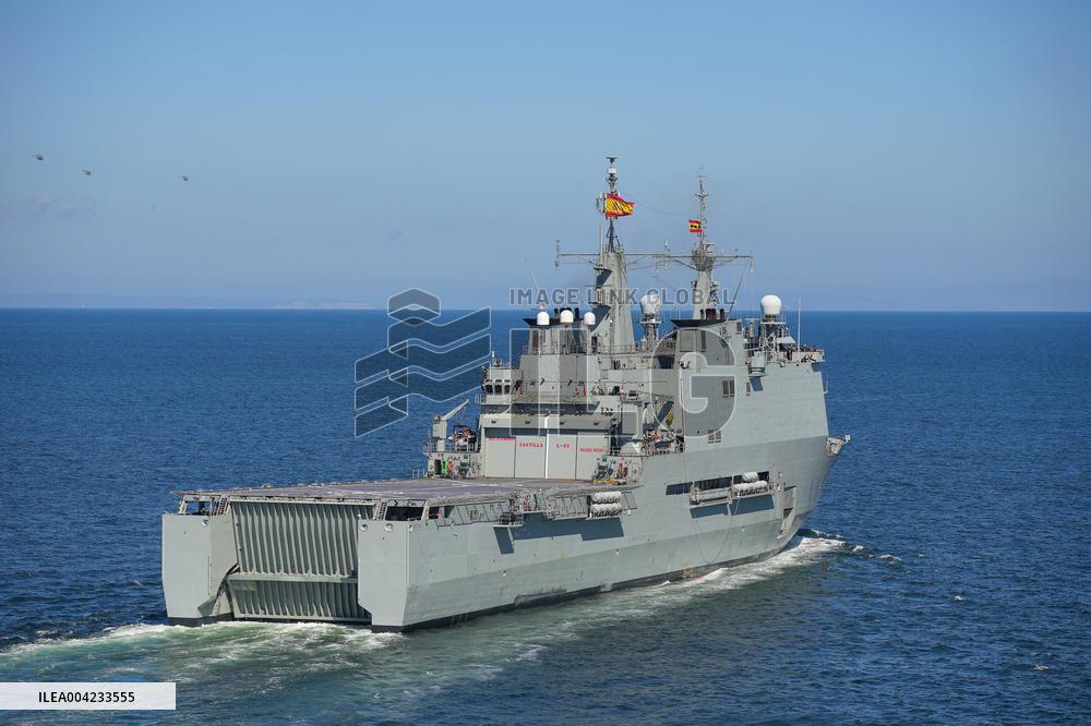 NATO launches major naval exercise off Spain's coast