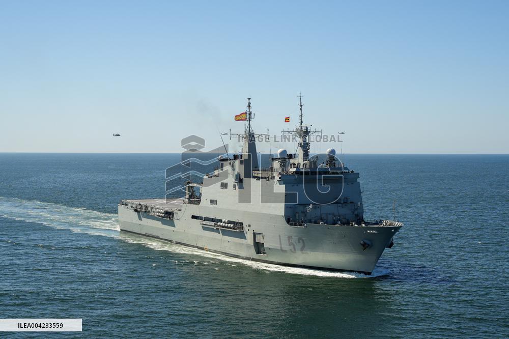 NATO launches major naval exercise off Spain's coast