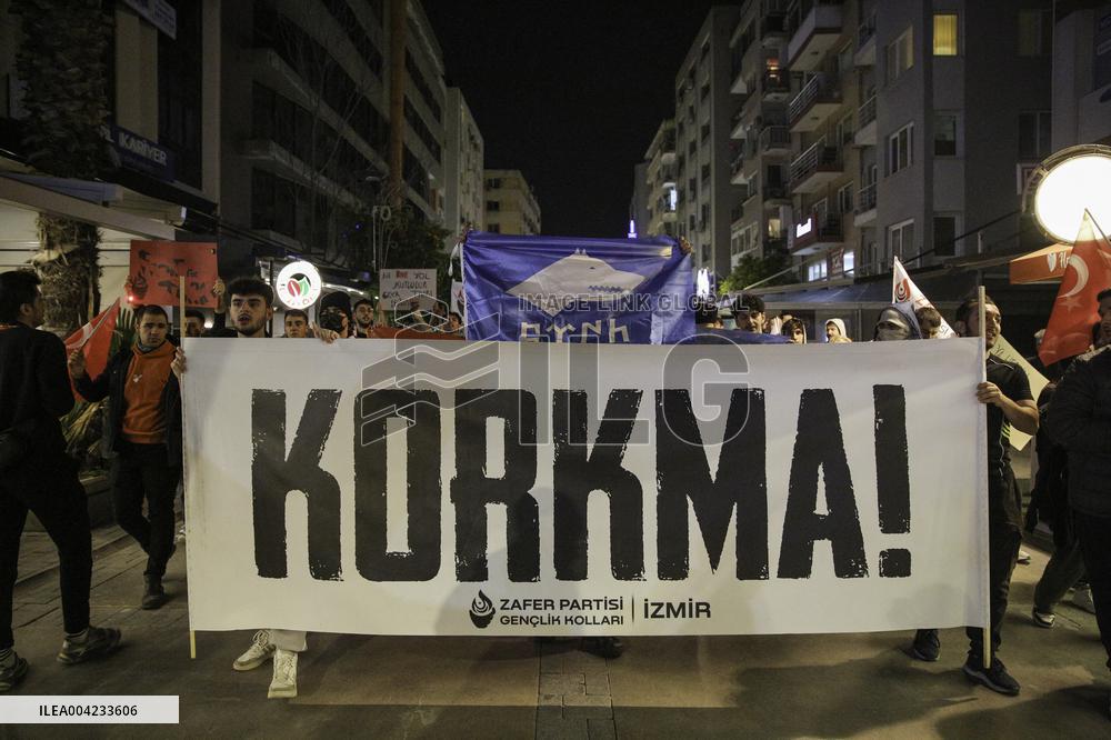 Protests continue over arrest of Istanbul mayor - Izmir