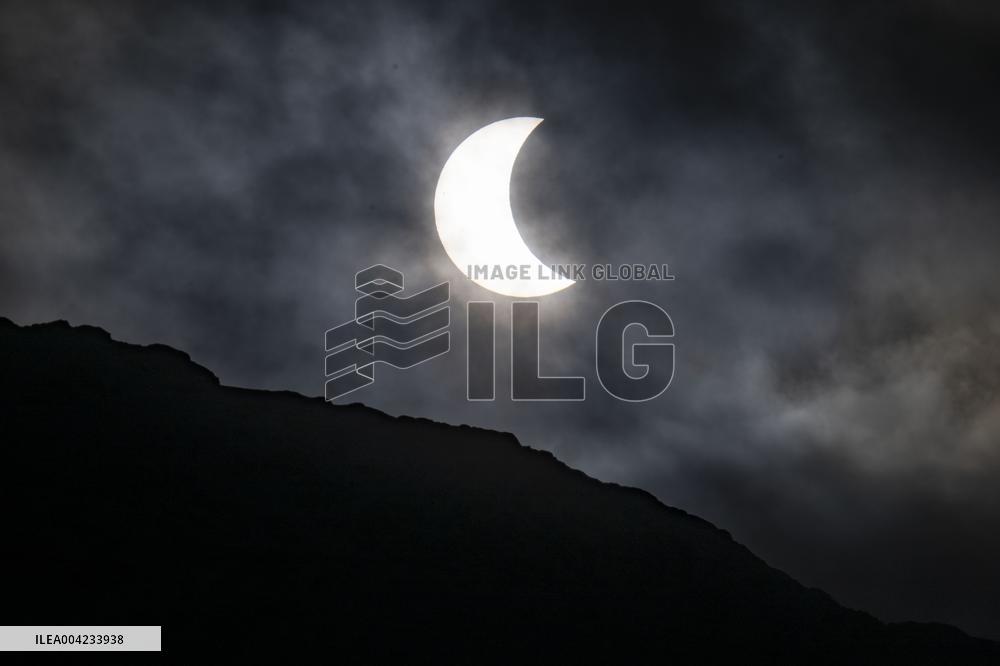 SOLAR ECLIPSE NUUK GREENLAND