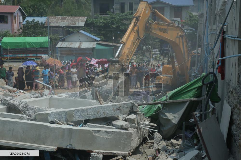 Myanmar-Bangkok Earthquake Aftermath