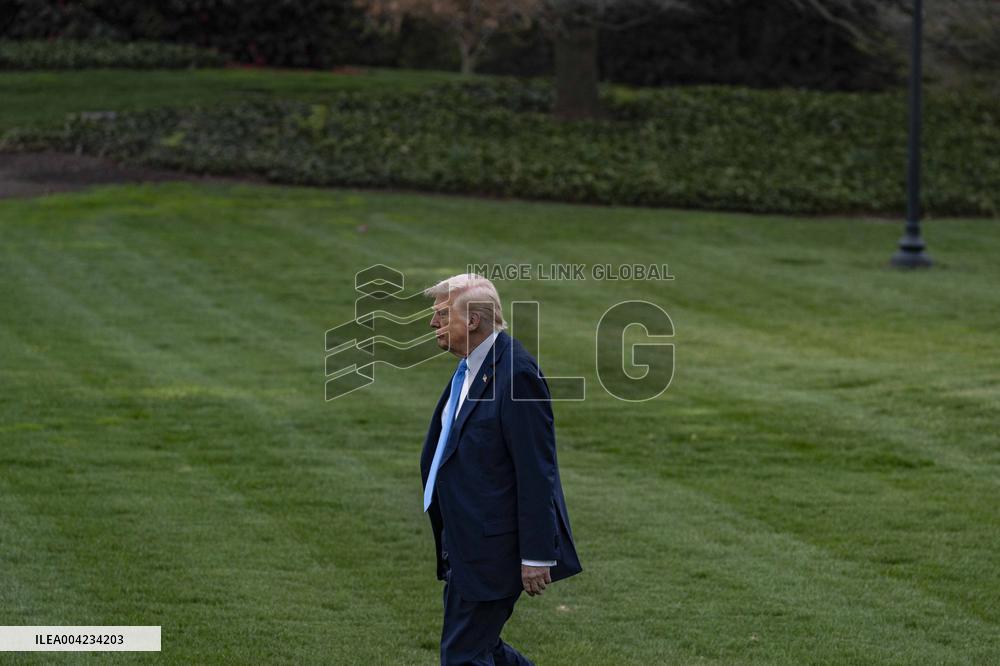 President Donald Trump Departs Washington