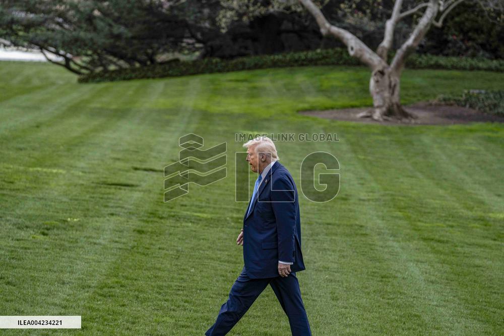 President Donald Trump Departs Washington