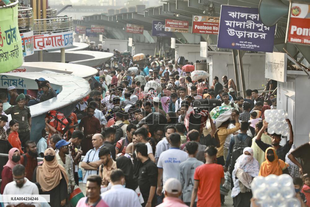 Millions of Bangladeshis travel in annual Eid-ul-Fitr exodus