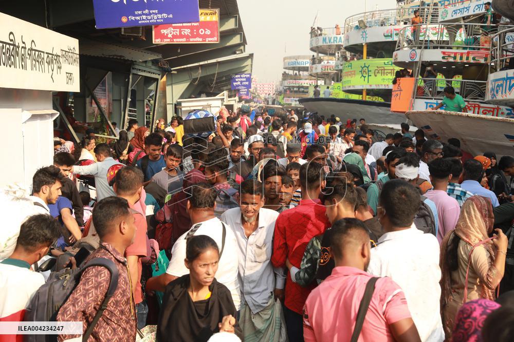 Millions of Bangladeshis travel in annual Eid-ul-Fitr exodus