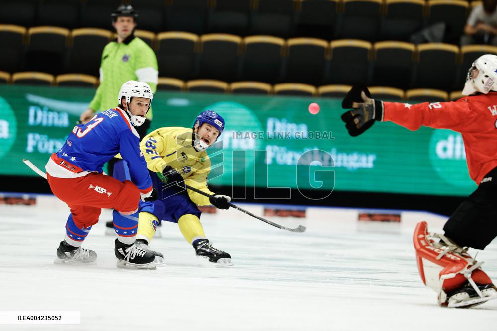 BANDY WORLD CHAMPIONSHIP 2025 SEMIFINAL SWEDEN - USA