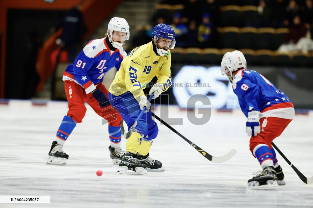 BANDY WORLD CHAMPIONSHIP 2025 SEMIFINAL SWEDEN - USA