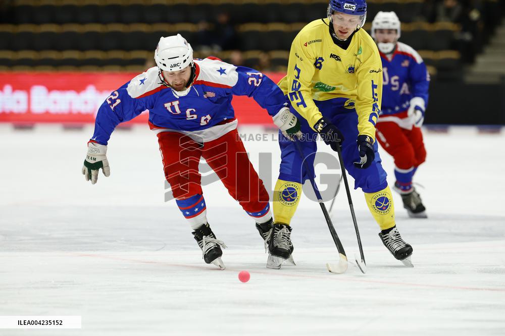 BANDY WORLD CHAMPIONSHIP 2025 SEMIFINAL SWEDEN - USA