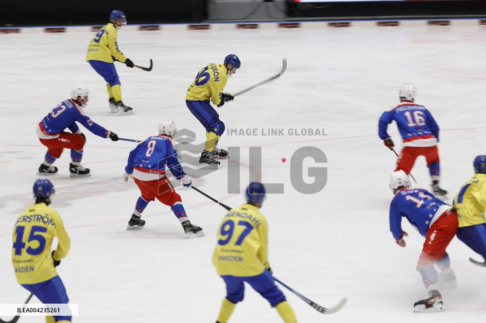 BANDY WORLD CHAMPIONSHIP 2025 SEMIFINAL SWEDEN - USA