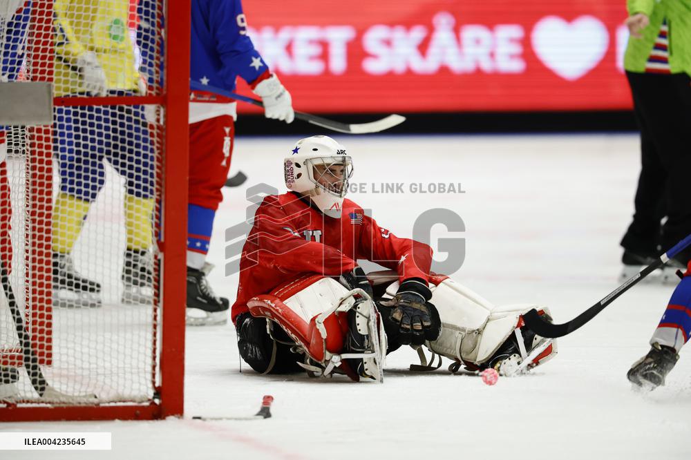 BANDY WORLD CHAMPIONSHIP 2025 SEMIFINAL SWEDEN - USA