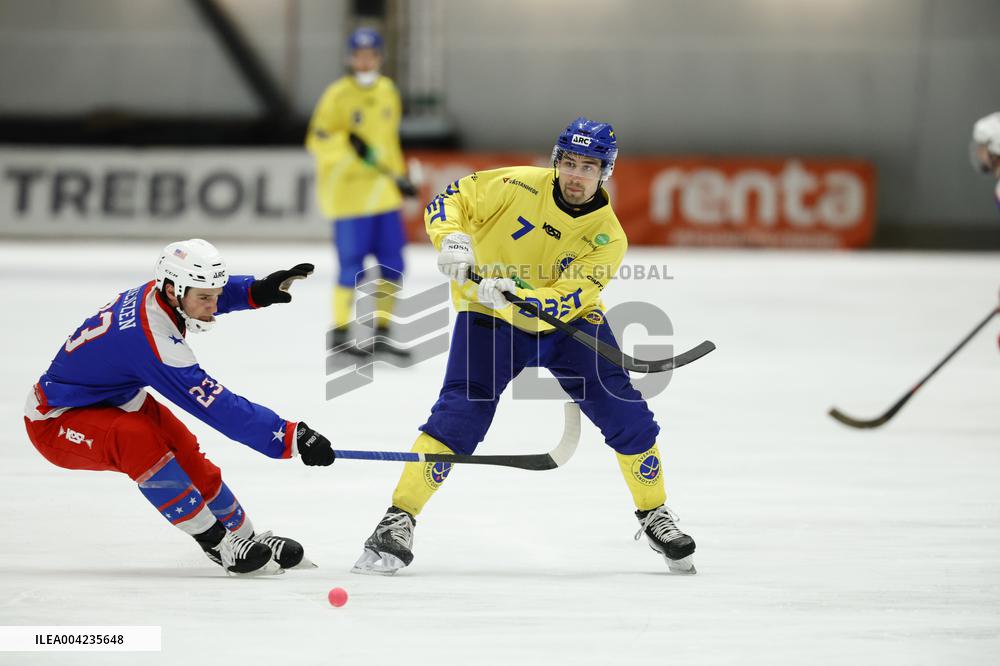BANDY WORLD CHAMPIONSHIP 2025 SEMIFINAL SWEDEN - USA