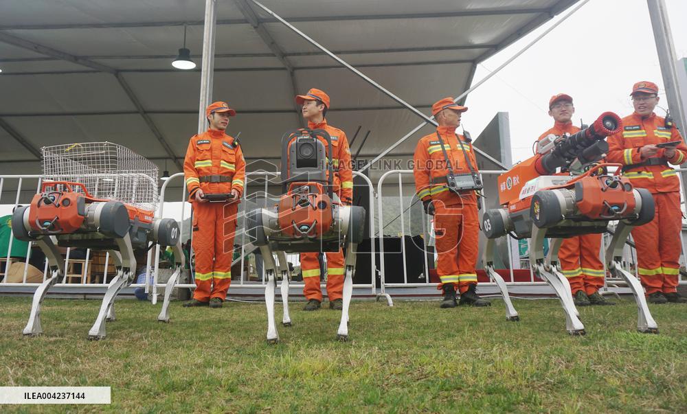 Fire Fighting Intelligent Robot Dog