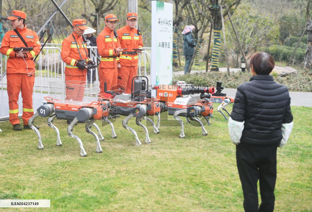Fire Fighting Intelligent Robot Dog