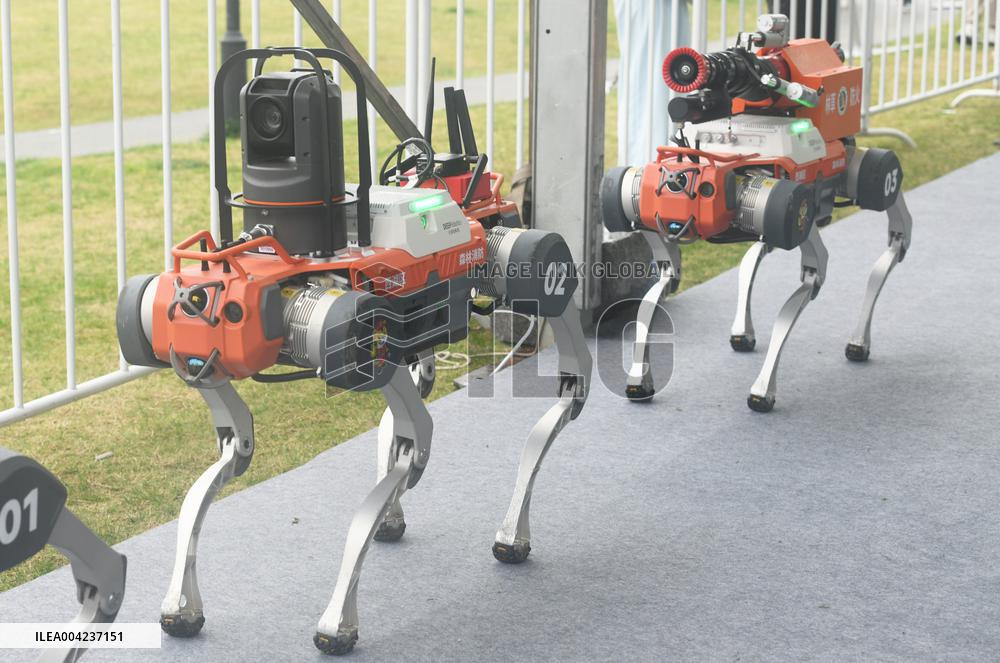 Fire Fighting Intelligent Robot Dog