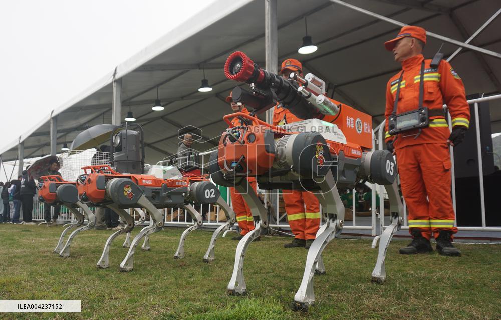 Fire Fighting Intelligent Robot Dog