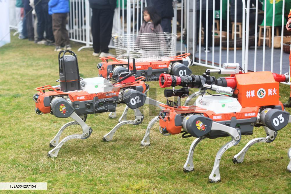 Fire Fighting Intelligent Robot Dog