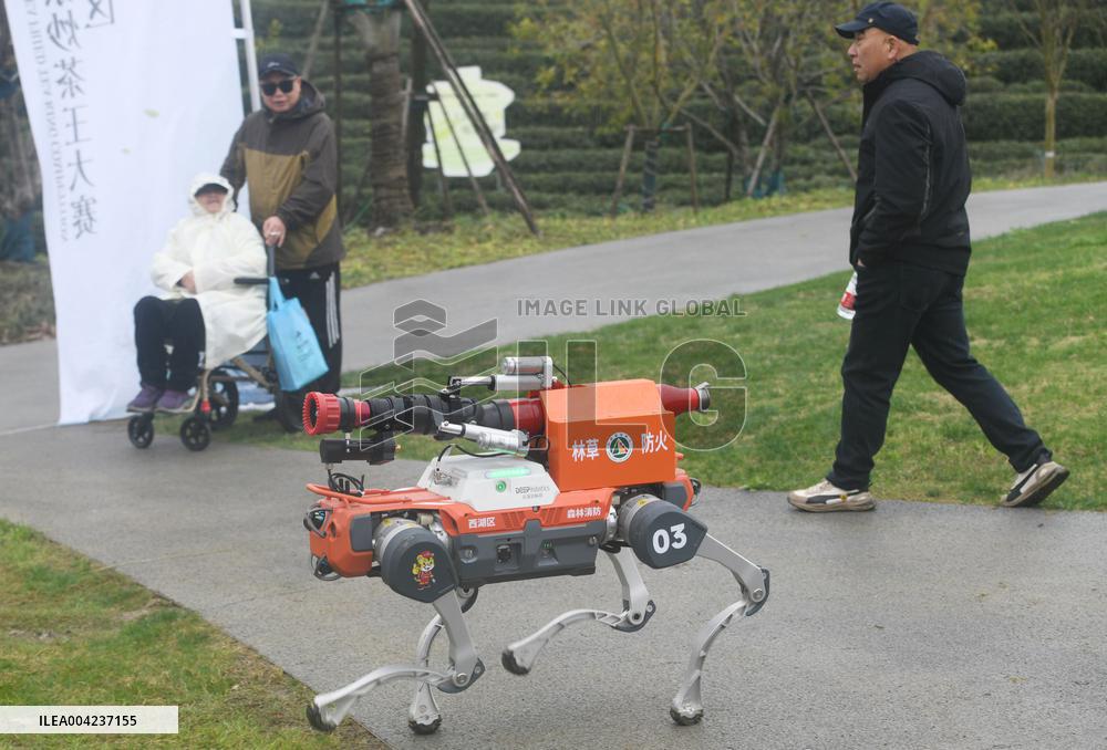 Fire Fighting Intelligent Robot Dog