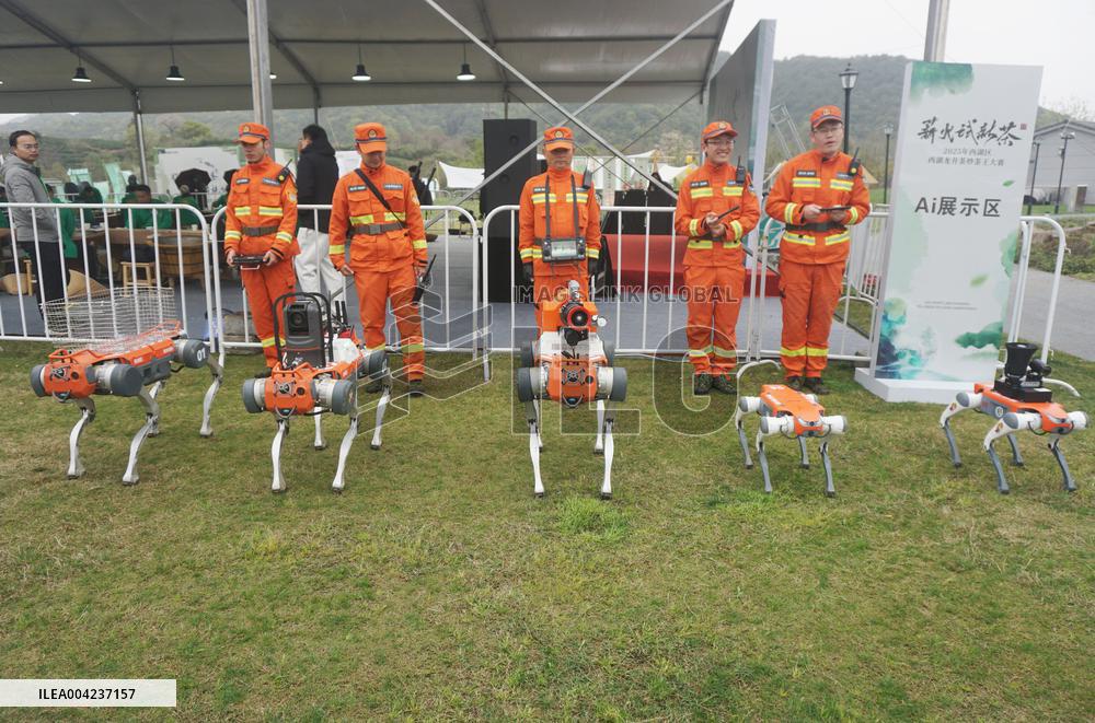 Fire Fighting Intelligent Robot Dog