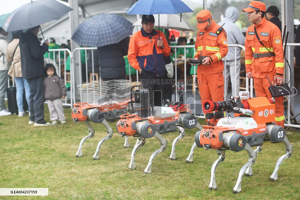 Fire Fighting Intelligent Robot Dog