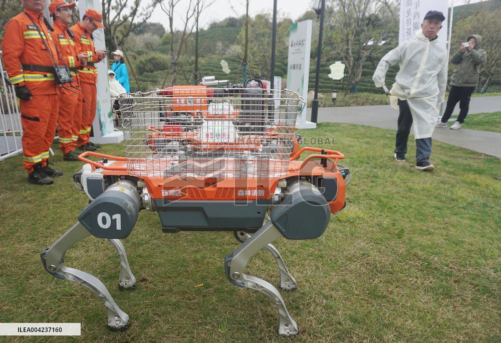 Fire Fighting Intelligent Robot Dog