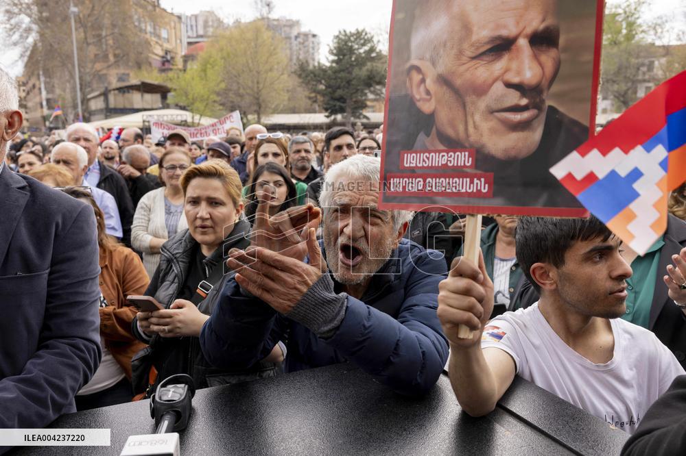 Armenians Rally For Karabagh - Yerevan