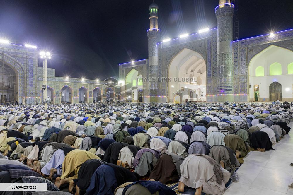 Friday Prayer At Herat Blue Mosque - Afghanistan