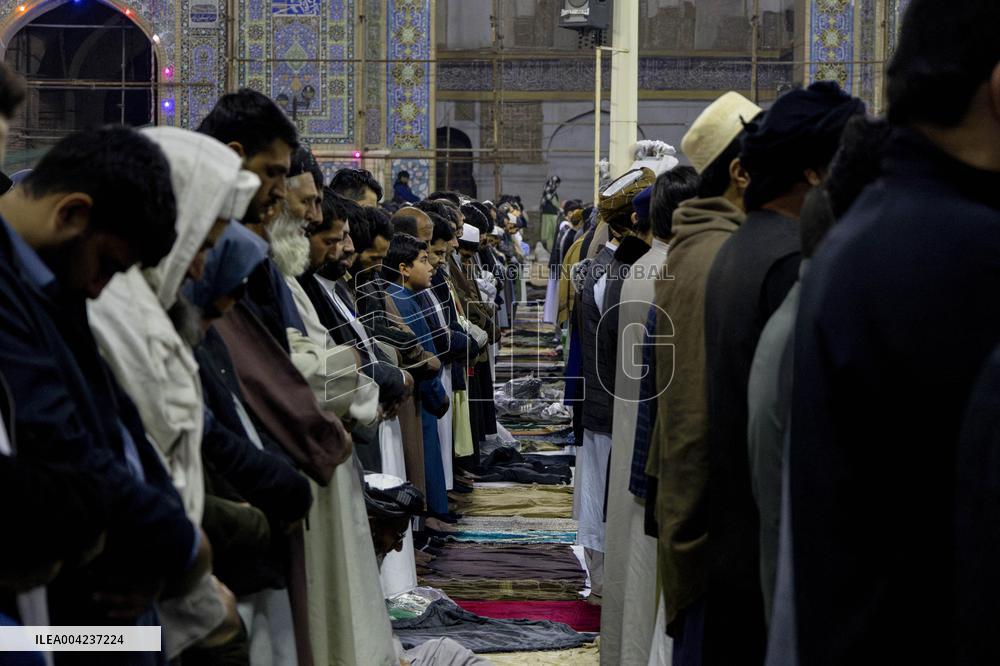 Friday Prayer At Herat Blue Mosque - Afghanistan