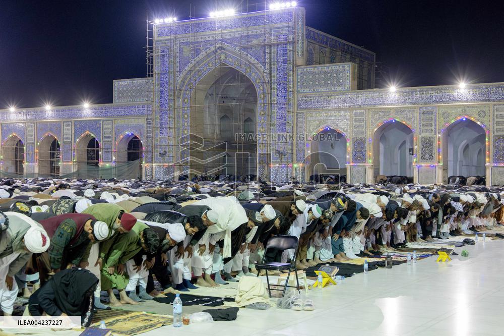 Friday Prayer At Herat Blue Mosque - Afghanistan