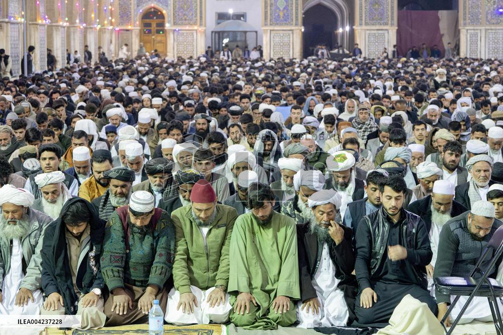 Friday Prayer At Herat Blue Mosque - Afghanistan