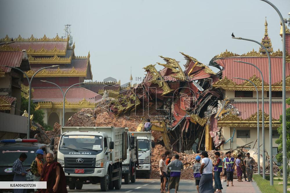 Myanmar Earthquake - Race To Find Survivors - Mandala
