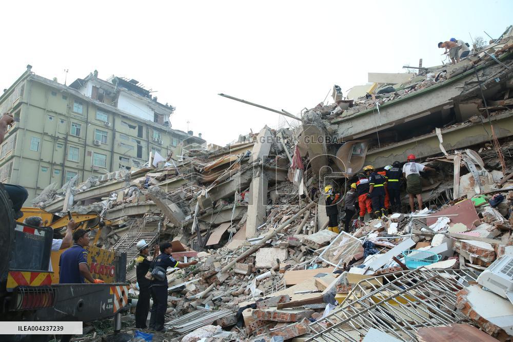 Myanmar Earthquake - Race To Find Survivors - Mandala