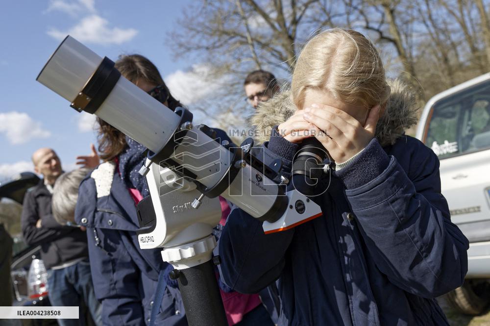 Parial Solar Eclipse - France