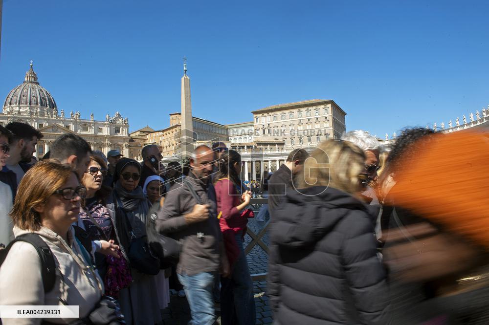 Pope is unavailable due to illness and will not lead the Angelus prayer - Vatican