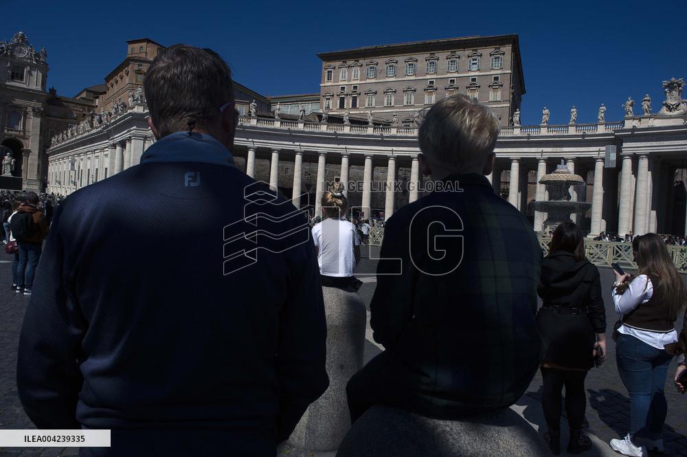 Pope is unavailable due to illness and will not lead the Angelus prayer - Vatican