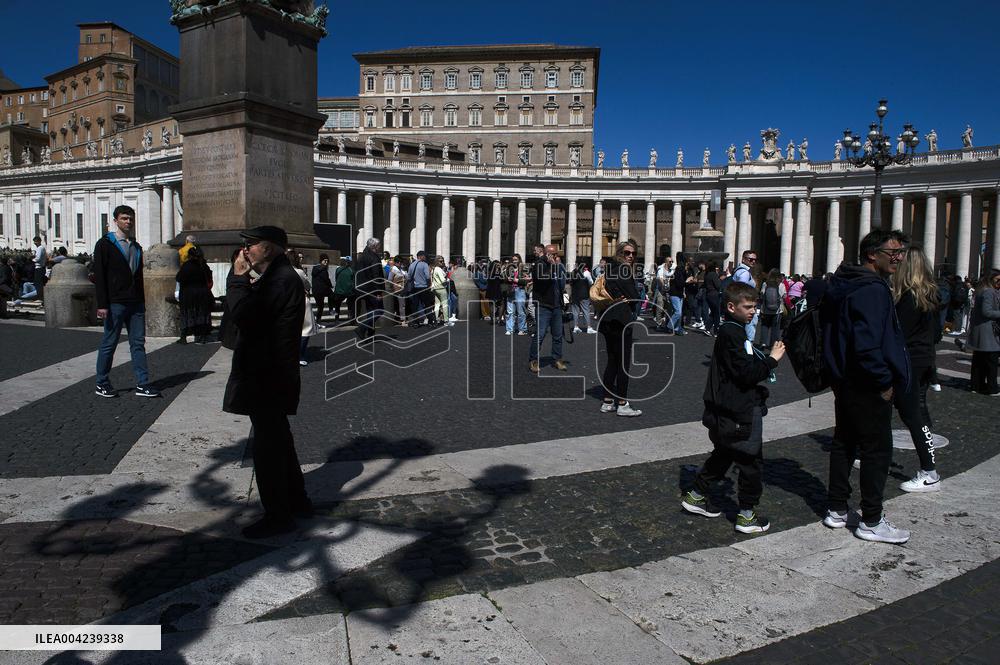 Pope is unavailable due to illness and will not lead the Angelus prayer - Vatican