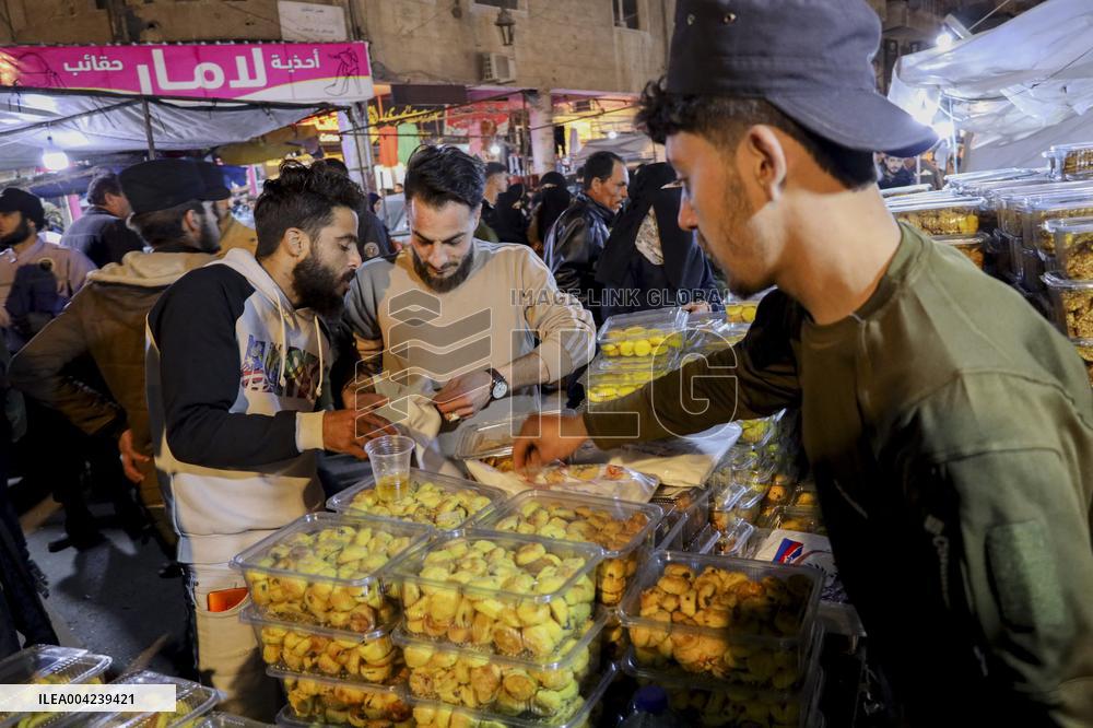 People Prepare For Eid Al Fitr In Idlib - Syria