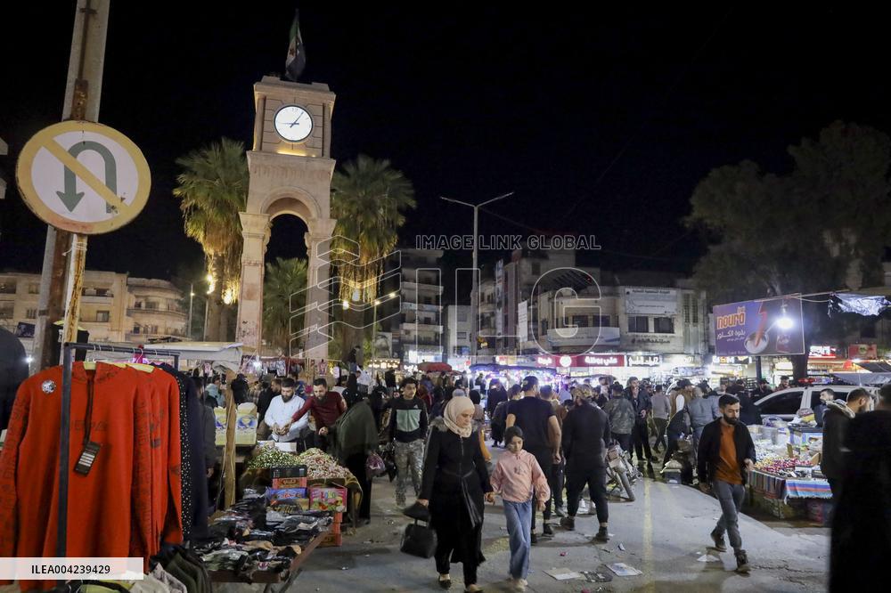 People Prepare For Eid Al Fitr In Idlib - Syria