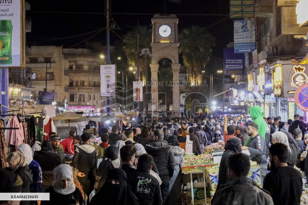 People Prepare For Eid Al Fitr In Idlib - Syria