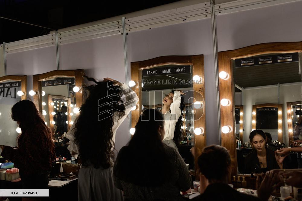 Lakme Fashion Week Backstage In Mumbai