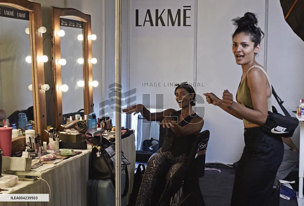 Lakme Fashion Week Backstage In Mumbai
