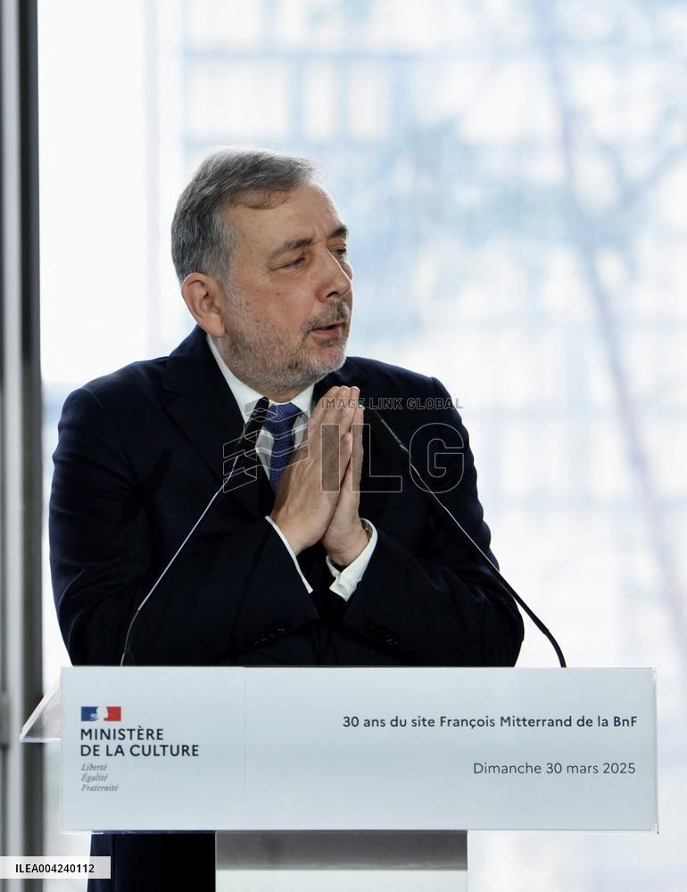 Celebrating 30 years of the Francois Mitterrand site of the BNF - Paris