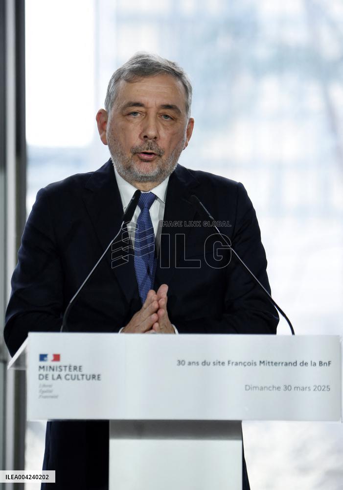 Celebrating 30 years of the Francois Mitterrand site of the BNF - Paris