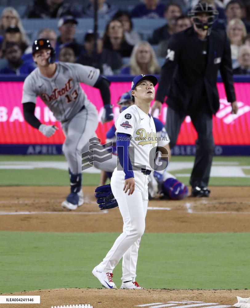 Baseball: Tigers vs. Dodgers