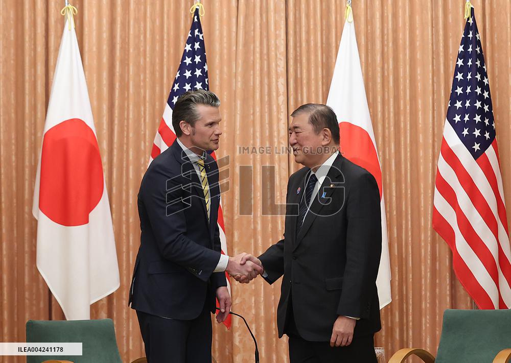 U.S. defense secretary in Japan