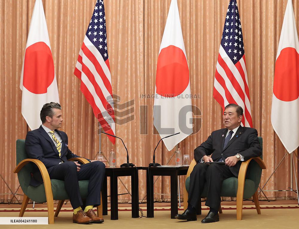 U.S. defense secretary in Japan