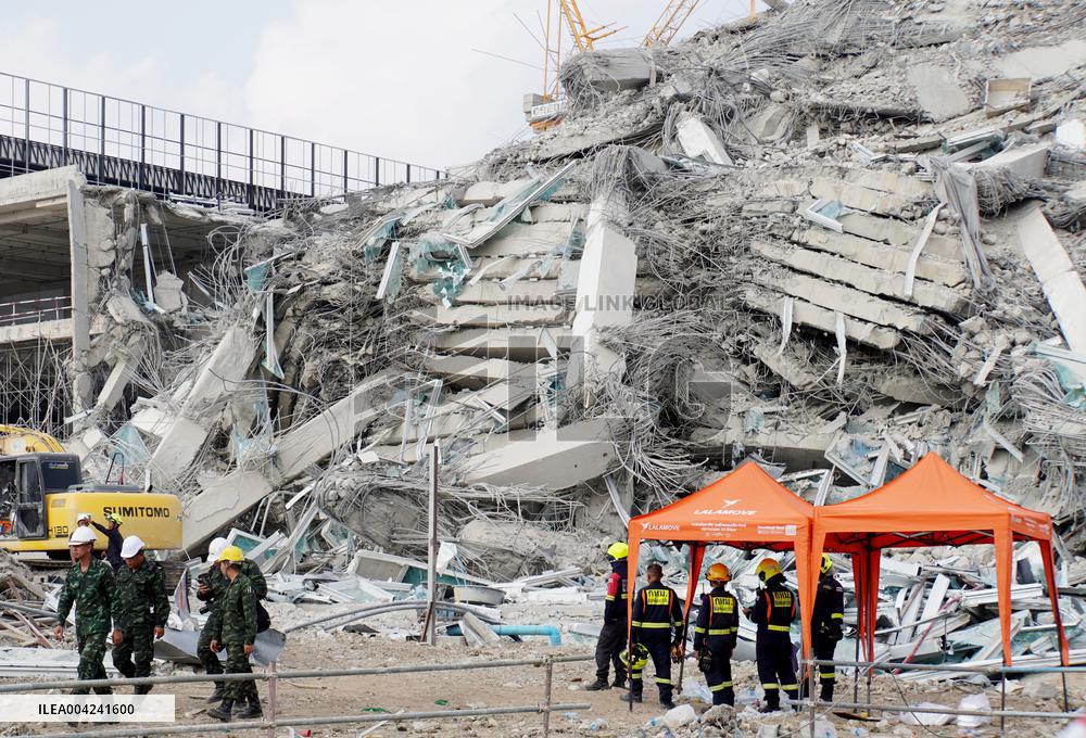 Aftermath of strong earthquake in Myanmar, Thailand