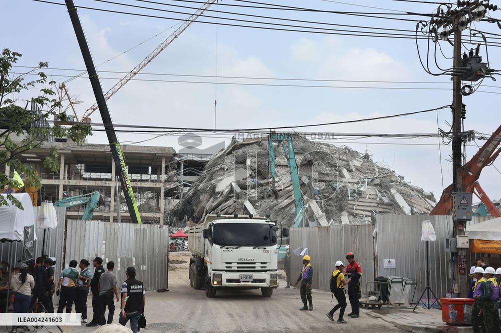 Aftermath of strong earthquake in Myanmar, Thailand